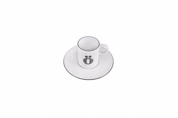Porland Harf (Ö) Tabaklı Kahve Fincanı 85 Cc 04A+P021906 - Resim 4