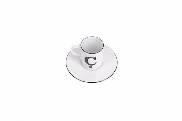 Porland Harf (Ç) Tabaklı Kahve Fincanı 85 Cc 04A+P021892 - 2