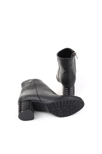 Pierre Cardin 52524 Kadın 6cm Topuk Fermuarlı Bot - Resim 9