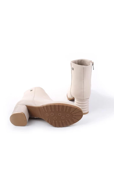 Pierre Cardin 52524 Kadın 6cm Topuk Fermuarlı Bot - 9