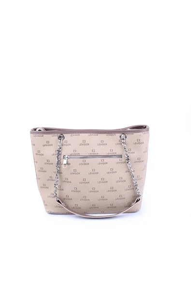 Levidor 930009 Kadın Baskılı El Omuz Çantası - Resim 7
