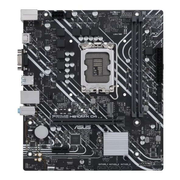 ASUS H610M-K D4 DDR4 HDMI DP M.2 1700p mATX