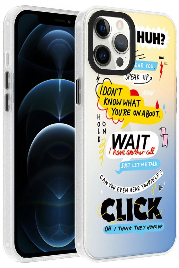 Apple iPhone 12 Pro Max Kılıf Desenli Dragon Sert Kılıf