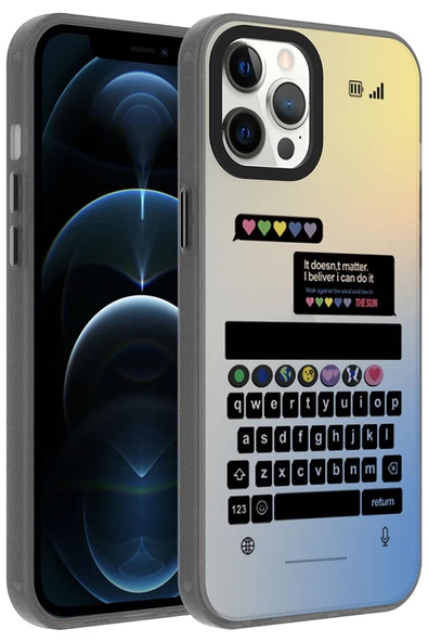 Apple iPhone 12 Pro Kılıf Desenli Dragon Sert Kılıf - Resim 5