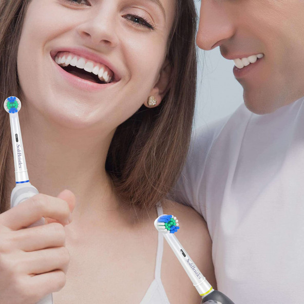 Oral-B Için Yedek Diş Fırçası, Oral B Braun Elektrikli Diş Fırçası Ve Şarjlı Diş Fırçası 4 Adet Başlık - 4