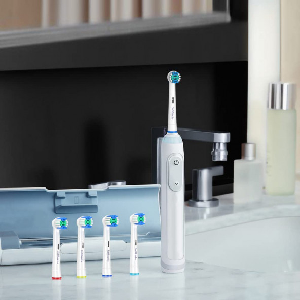 Oral-B Için Yedek Diş Fırçası, Oral B Braun Elektrikli Diş Fırçası Ve Şarjlı Diş Fırçası 8 Adet Başlık - 2