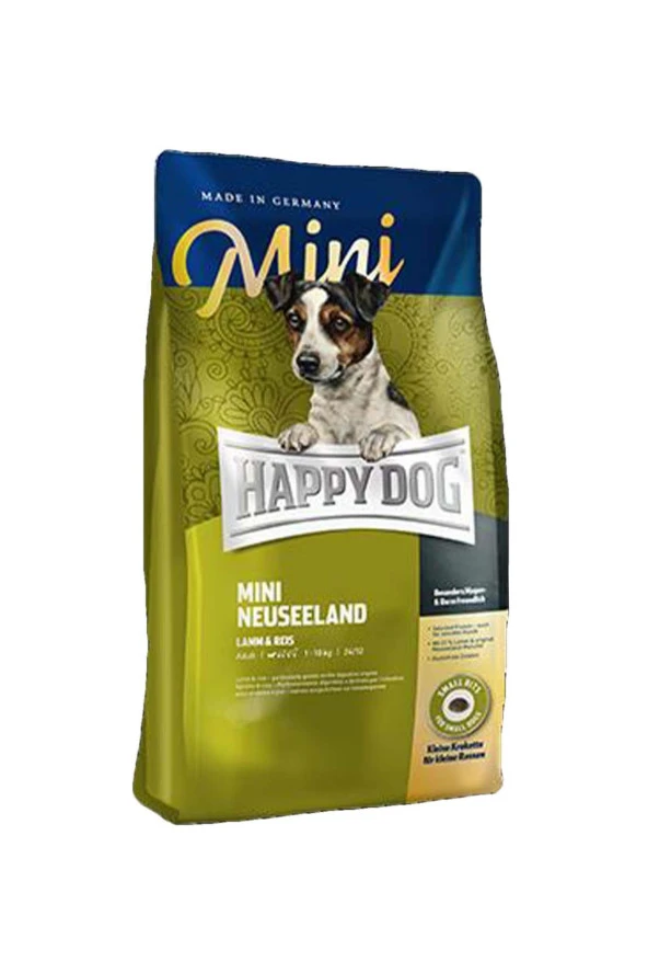 Happy Dog Mini Neuseeland Kuzulu Yetişkin Köpek Maması 4 Kg