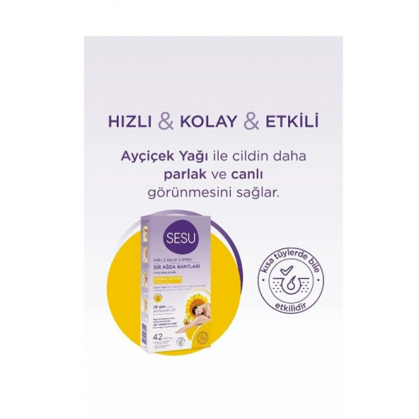 Sesu Soft Ağda Bandı Normal Ciltler 42'li - 3