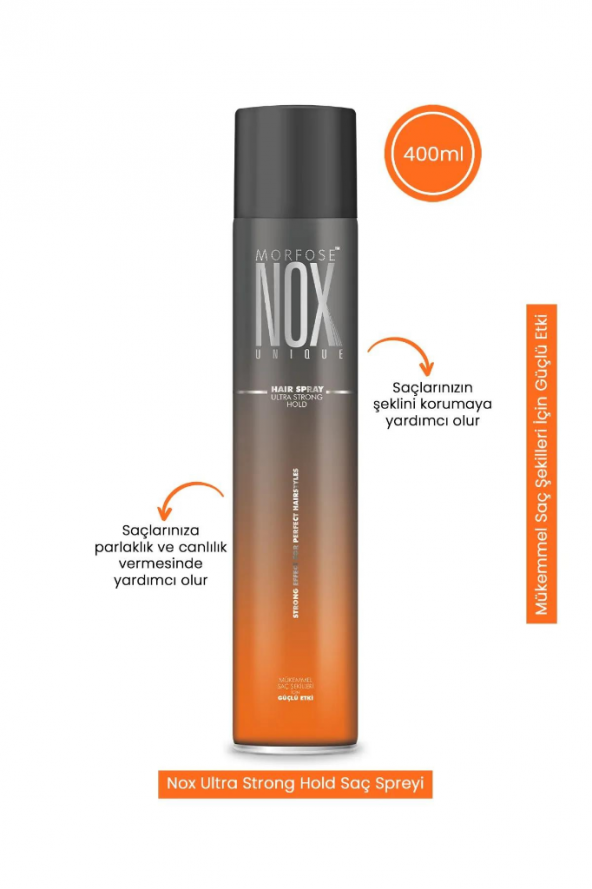 Morfose NOX Saç Spreyi Ultra Güçlü Etki 400 Ml