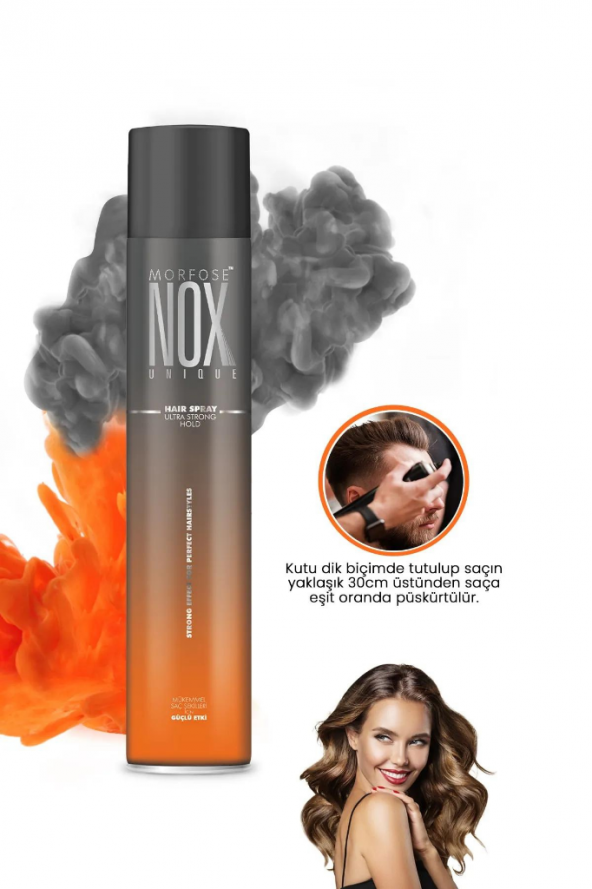 Morfose NOX Saç Spreyi Ultra Güçlü Etki 400 Ml 2 Adet - 3