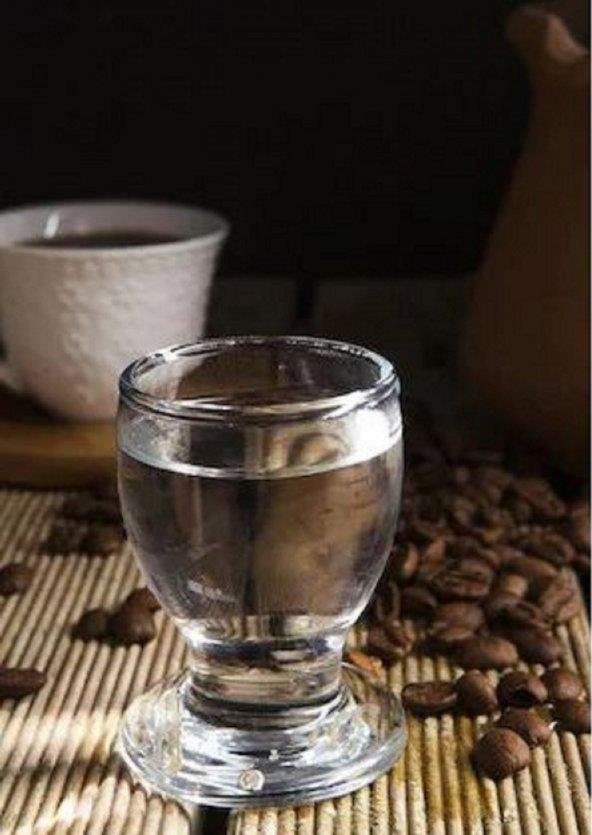 Lav ayaklı 6 lı kahve yanı bardağı - küçük kahve yanı bardak nec309