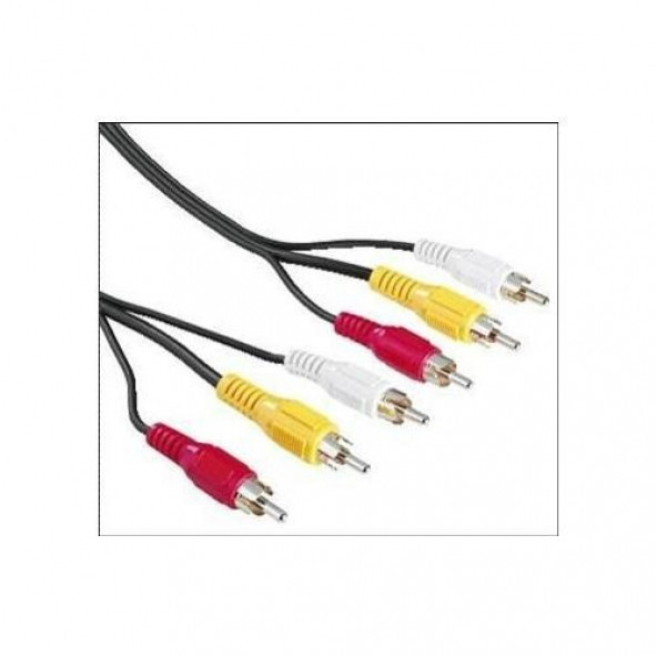 3X3 Rca Kablo SES GÖRÜNTÜ 1.2 METRE