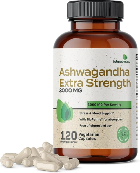 Futurebiotics Ashwagandha Extra Strength 3000 mg 120 Kapsül