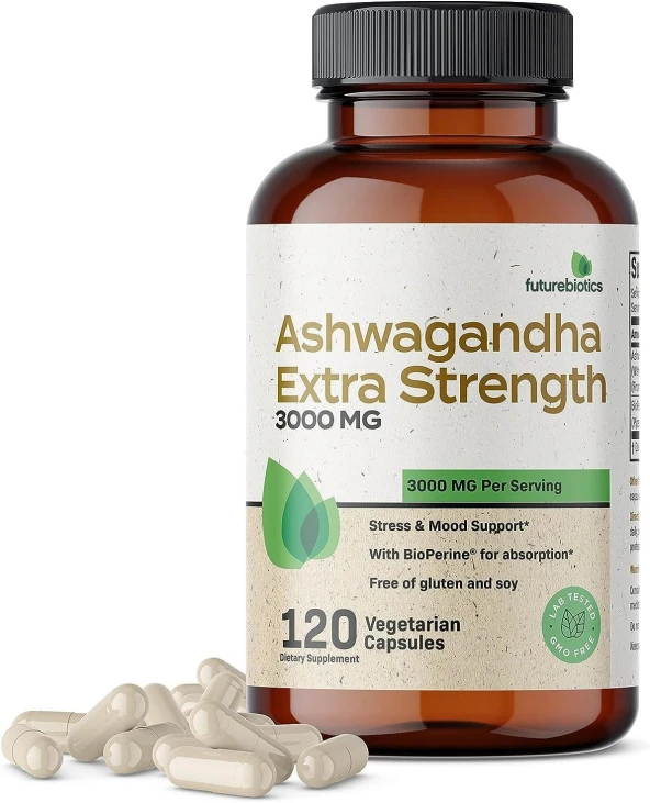 Futurebiotics Ashwagandha Extra Strength 3000 mg 120 Kapsül