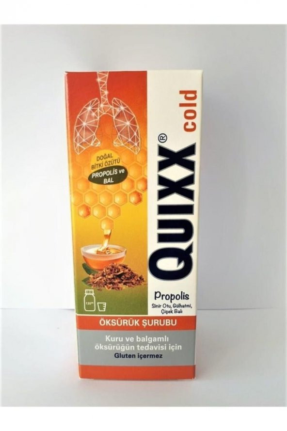 Quixx Cold Propolis Şurup 100 Ml (SKT:06/2025)