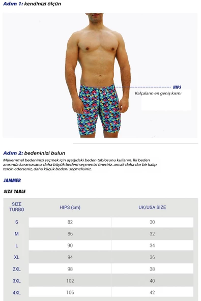 Turbo Erkek Mayo Jammer Desıng Commando - 4