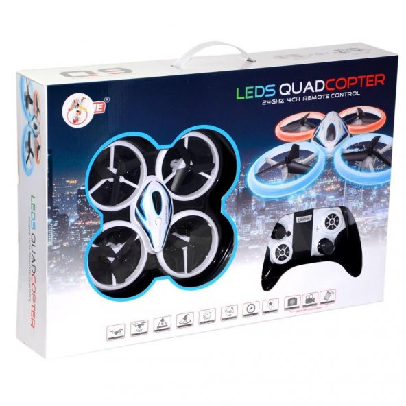 Drone Neon Işıklı Kamerasız Q9