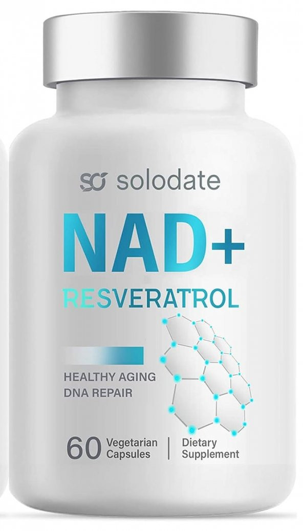 Solodate NAD + Resveratrol 60 Kapsül