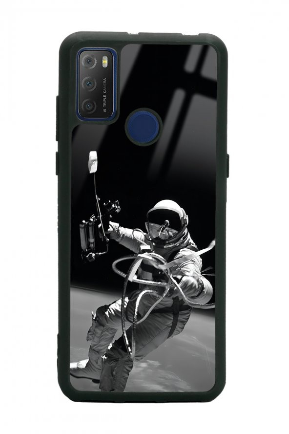 Spoyi TCL 20E Space Tasarımlı Glossy Telefon Kılıfı - 1