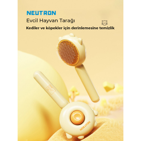 NEUTRON Akıllı Kedi Tüy Temizleme Cihazı NTL-HR-02-T - 7