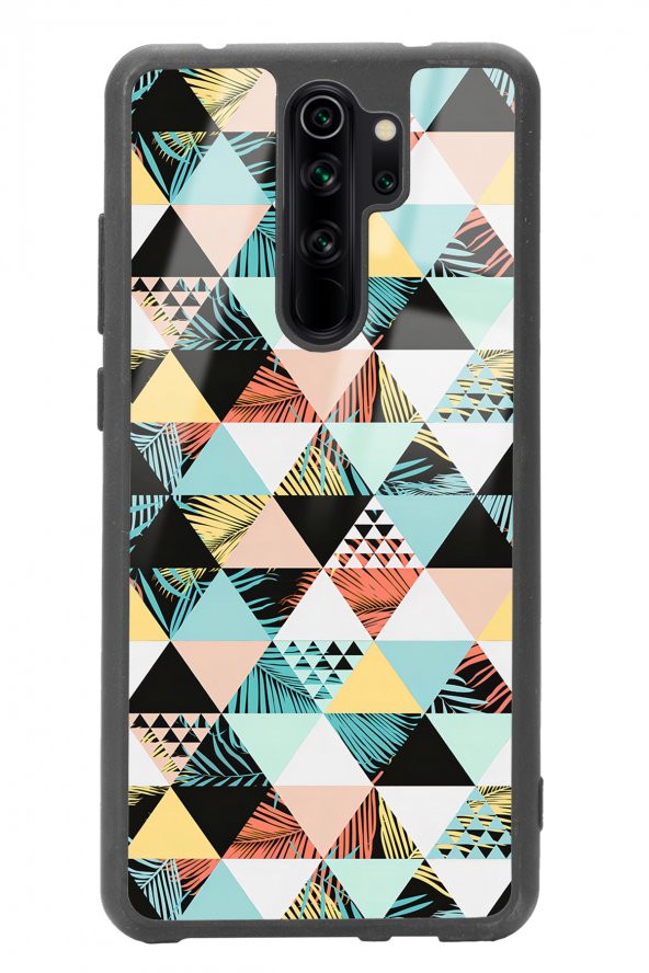 Spoyi Xiaomi Redmi Note 8 Pro Retro Duvar Kağıdı Tasarımlı Glossy Telefon Kılıfı - 1