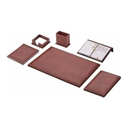 GULPAS SUMEN TAKIMI SUNI DERI 6 PARCA KAHVE (288) - Resim 2