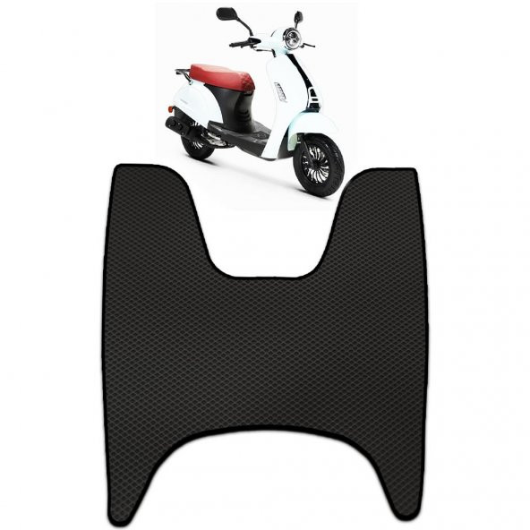 Bod Küba Blueberry 50 lik Motor 3D Havuzlu Paspas Siyah ürün görseli