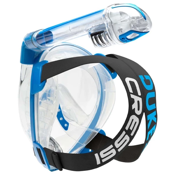 Cressi Duke Tam Yüz Maskesi  CLEAR-BLUE S - M - 4