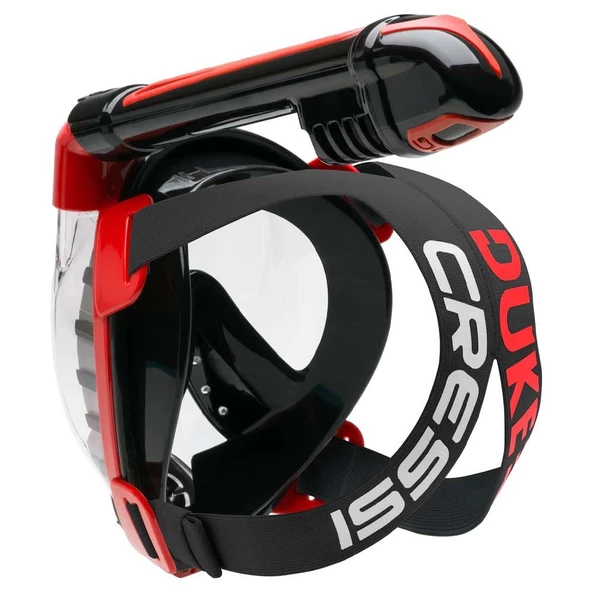 Cressi Duke Tam Yüz Maskesi  BLACK-RED M - L - 4