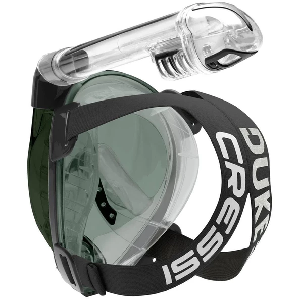 Cressi Duke Tam Yüz Maskesi  CLEAR-BLACK-SMOKED LENS S - M - 4