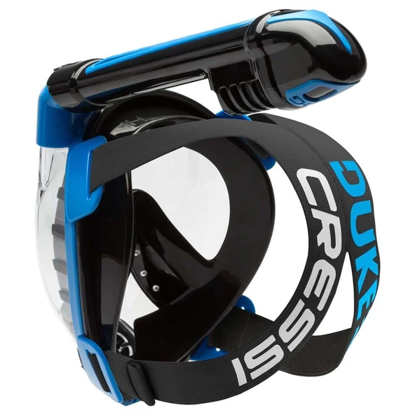 Cressi Duke Tam Yüz Maskesi  BLACK-BLUE M - L - 4