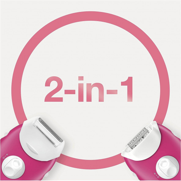 Braun Silk Epil 3 3276 Smartlight, 2'si 1 Arada Epilatör - 3