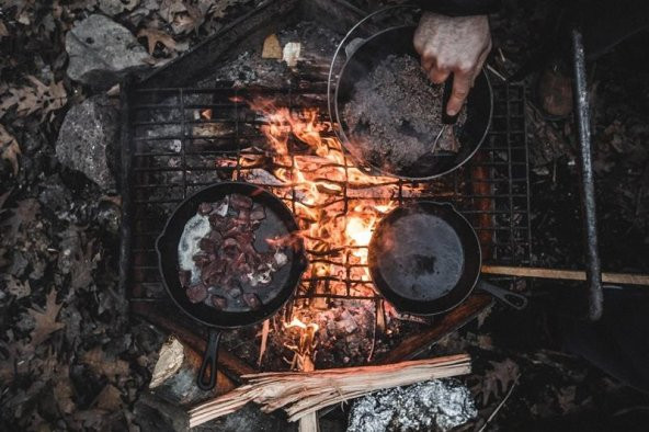 Campout Döküm Tencere 12 INCH - 4