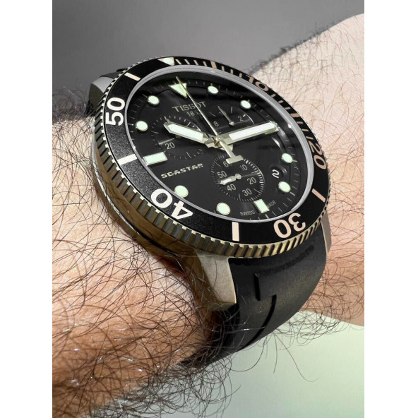 Tissot Seastar 1000 Chronograph T120.417.37.051.01 Erkek Kol Saati - Resim 6