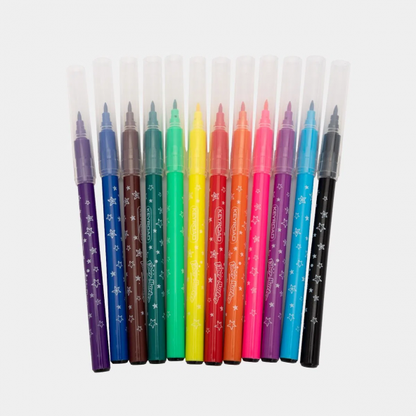 Yıkanabilir Keçeli Kalem 12 Renk (kr971587) - 5