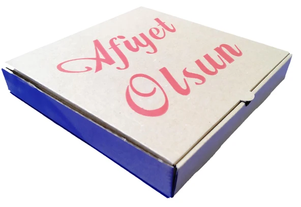 Pizza Kutusu 26x26x4cm 50 Adet - Resim 2