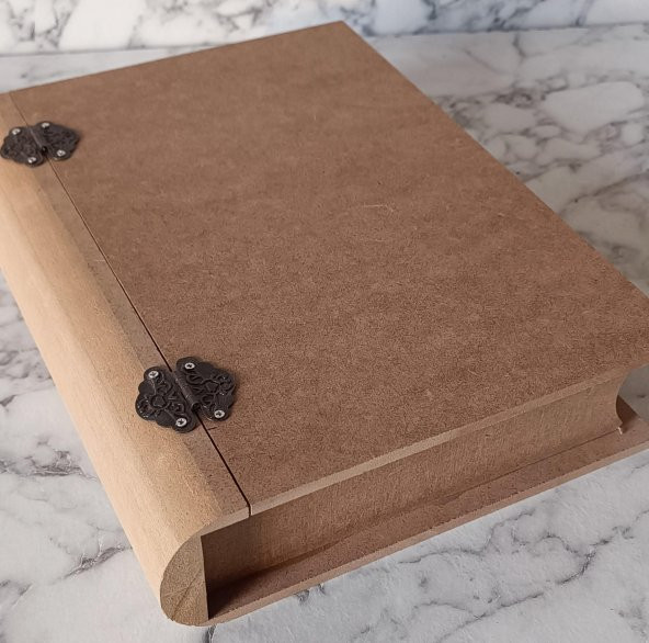 Hobi Adn 90202 Kitap Kutu Ahşap MDF HAM Ankara Siteler Ürünü Kutuda Sevk El Yapım - 7