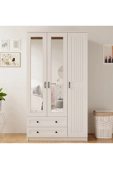 Rabi ESTELYA 3 KAPAKLI 2 ÇEKMECELİ GARDIROP ürün görseli