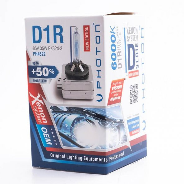 Photon D1R 6000K +%50 FAZLA IŞIK D SERİSİ XENON AMPÜL PH4522 - 3
