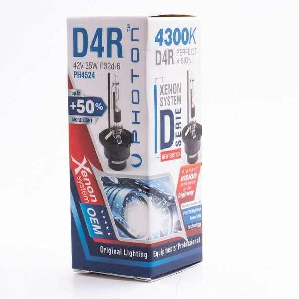 Photon D4R 4300K +%50 FAZLA IŞIK D SERİSİ XENON AMPÜL PH4524 - 3