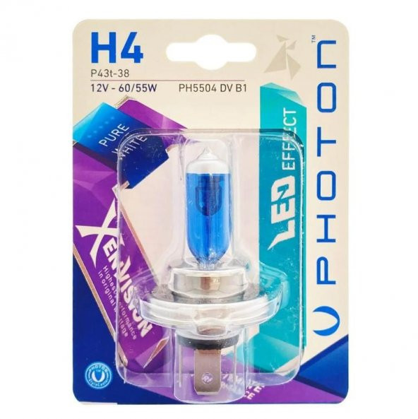 Photon H4 12V 60/55W XEN VISION (TEKLİ BLİSTER) PH5504 DV B1 ürün görseli 1