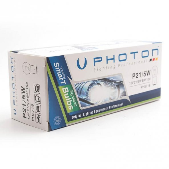 PHOTON P21/5W 12V 1016 ÇİFT DUY STANDART AMPUL PH5716 - Resim 3