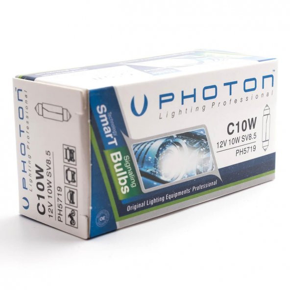 PHOTON C10W 12V 41MM STANDART SOFIT AMPÜL PH5719 - 3