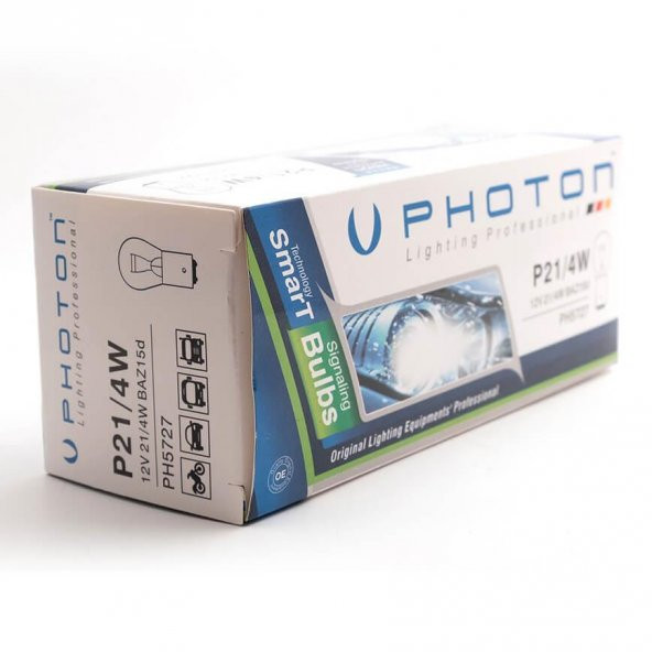PHOTON P21/4W 12V STOP AMPÜLÜ ÇİFT DUY ŞAŞI TIRNAK PH5727 - Resim 3