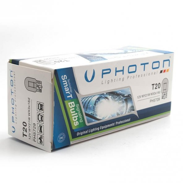 PHOTON T20 21W 12V TEK DEVRE AMBER AMPÜL PH5729 - Resim 3