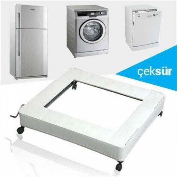 Kriko Tekerlekli ÇekSür Dolap ve Beyaz Eşya Altlığı Çamaşır Bulaşık Makinası Buzdolabı Altlığı - 1
