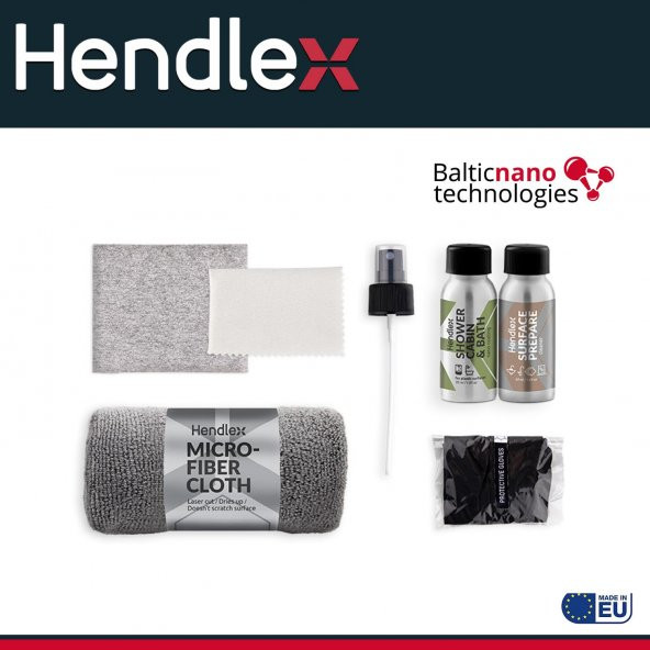 HENDLEX Banyo & Dusakabin Temizlik ve Koruma Seti - 5