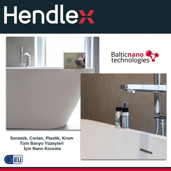 HENDLEX Banyo & Dusakabin Temizlik ve Koruma Seti - 7