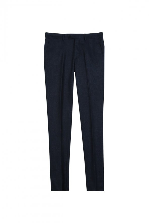 Normal Bel Slim Fit Mavi Erkek Takım Elbise Tk1006900247 - 2