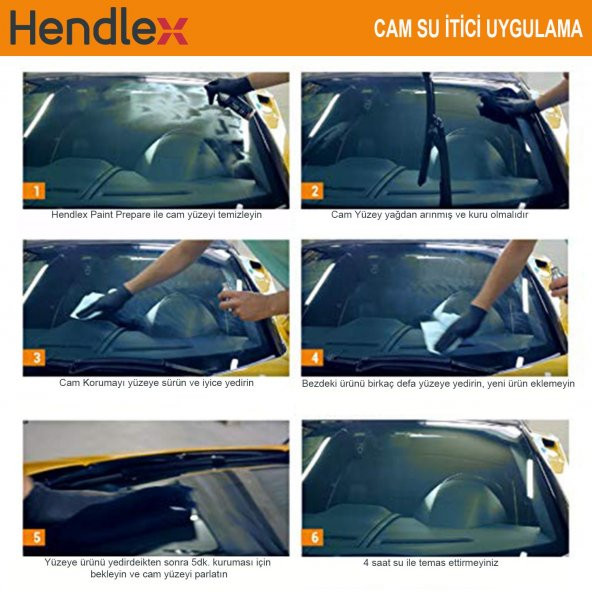 HENDLEX Nano Cam Su itici Kaplama 50ml - 4